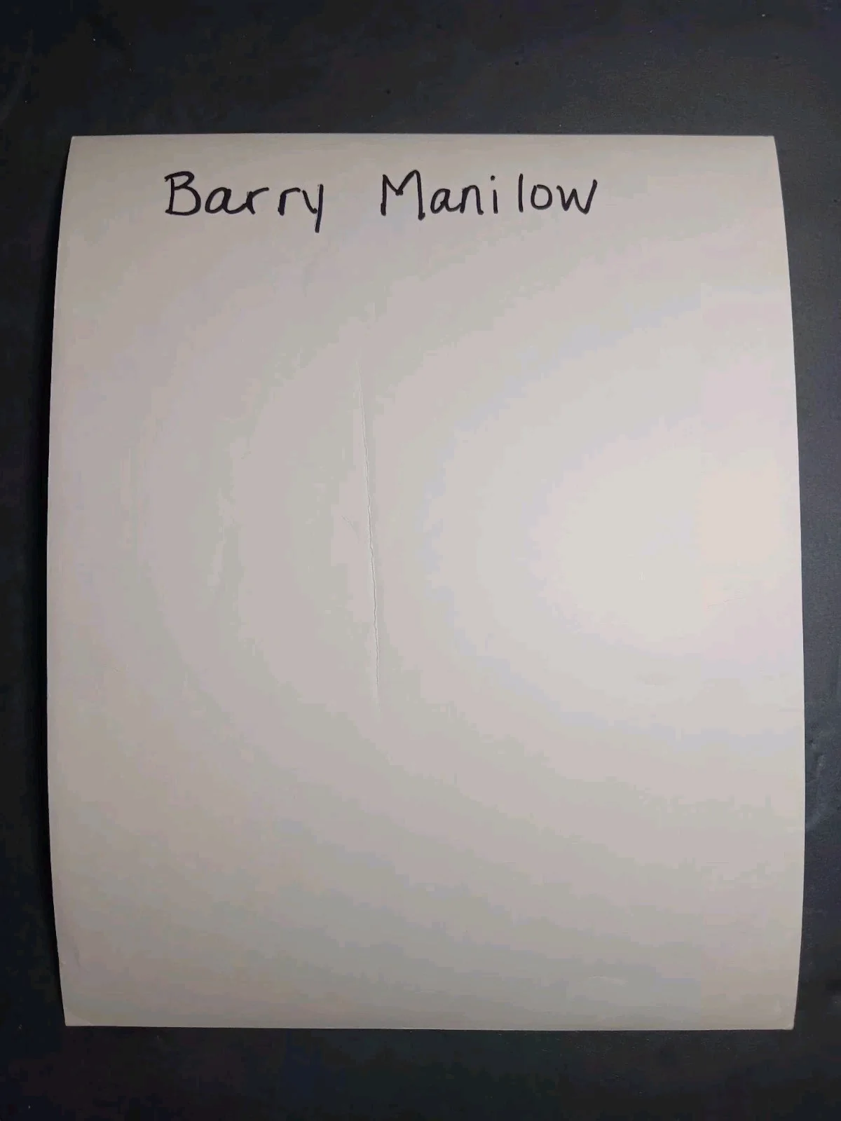Vintage Early Barry Manilow Photograph 8"X10" Black & White photo, изображение 2