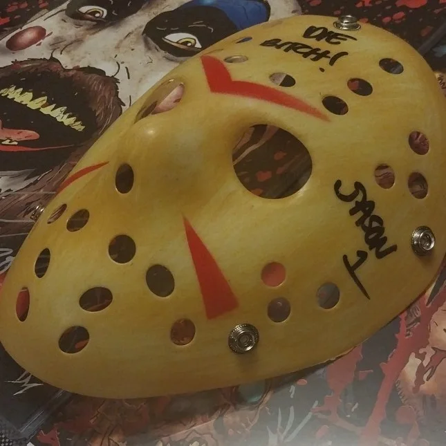 Friday the 13th Jason Signed Replica Mask Beckett Authenticated Autograph (ARI), image 3