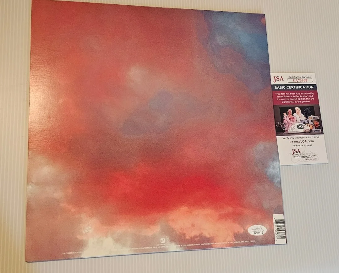 30 Seconds to Mars SIGNED Vinyl LP End of the World AUTOGRAPHED INSERT JSA COA, image 2