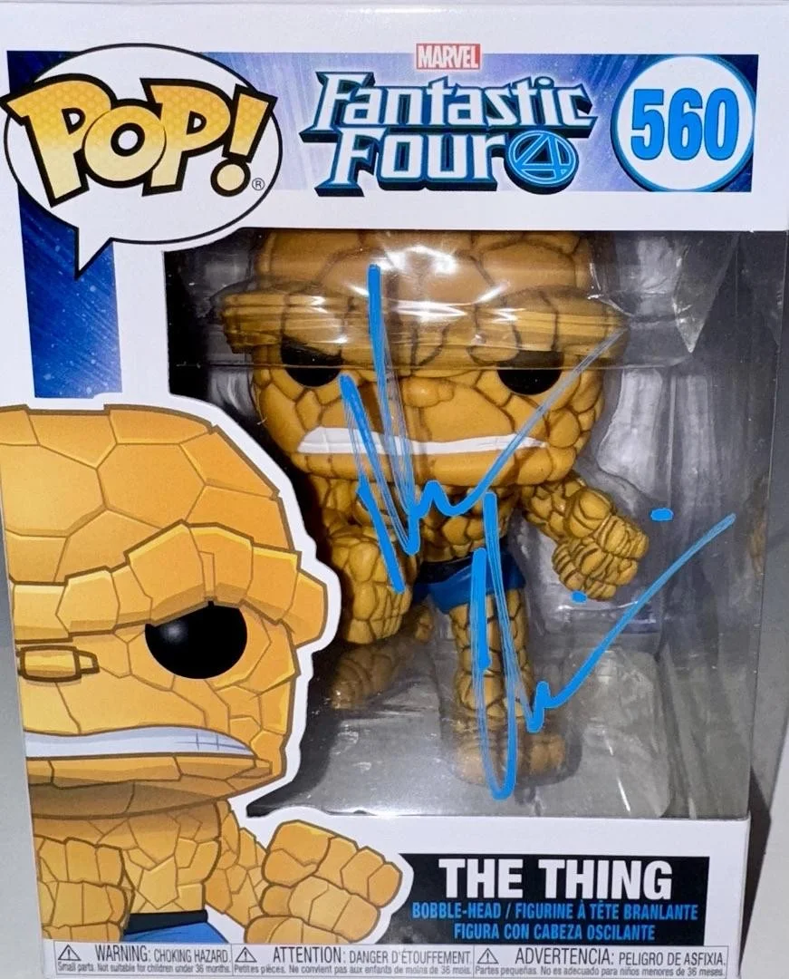 Michael Chiklis Signed Funko Pop #560 "The Thing" (Fantastic Four) - Beckett COA, изображение 2