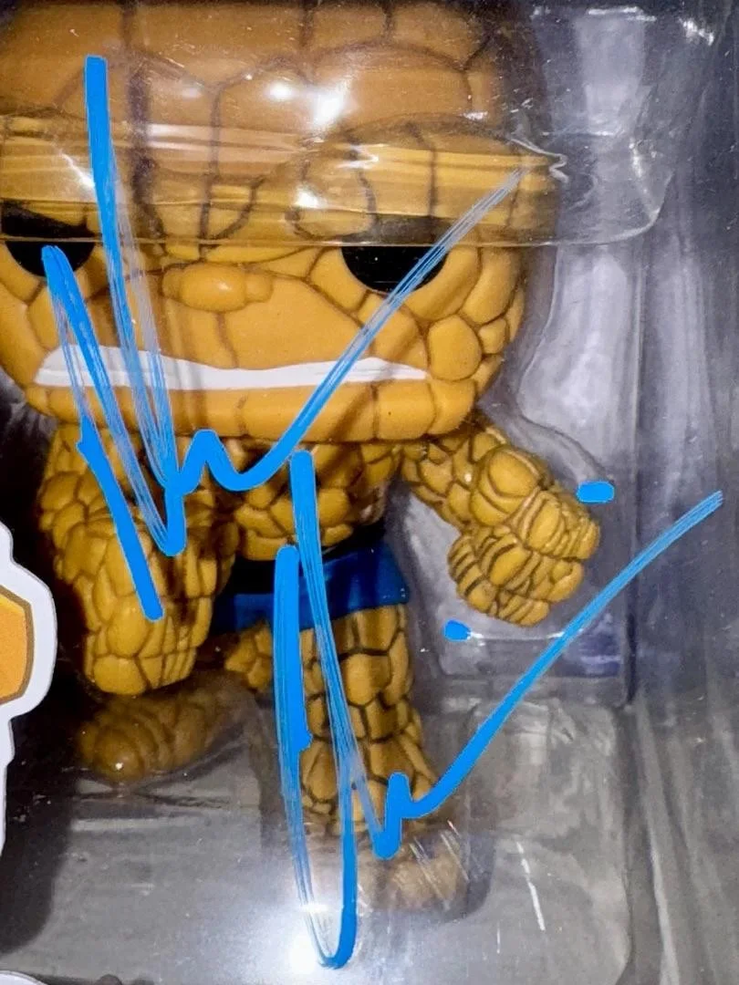 Michael Chiklis Signed Funko Pop #560 "The Thing" (Fantastic Four) - Beckett COA, изображение 3