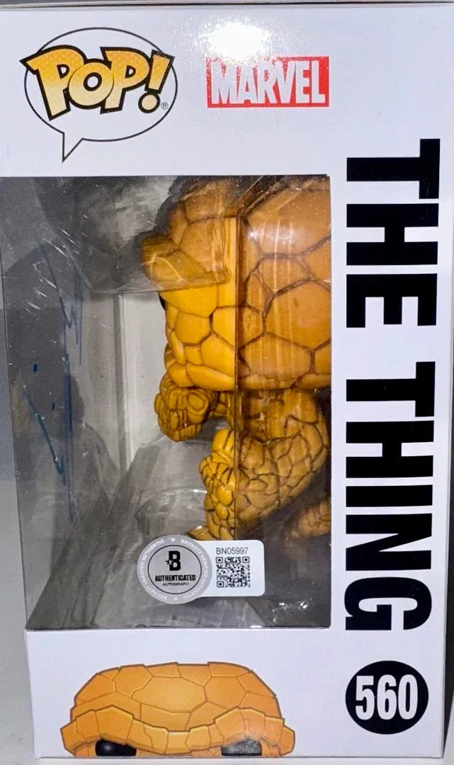 Michael Chiklis Signed Funko Pop #560 "The Thing" (Fantastic Four) - Beckett COA, изображение 4