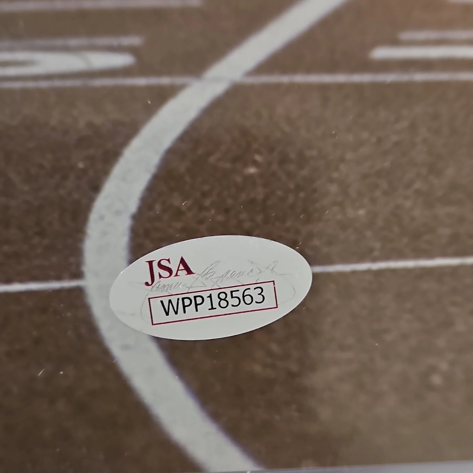 C. J. Lewis — C. J. Lewis Autographed USA Track & Field Photo JSA Authenticated Original, изображение 4
