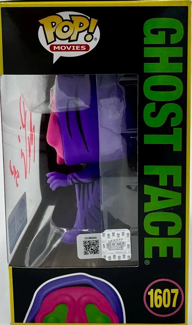Matthew Lillard Signed Funko #1607 Ghost Face (Scream) - OC Celebrity Marketing, image 4