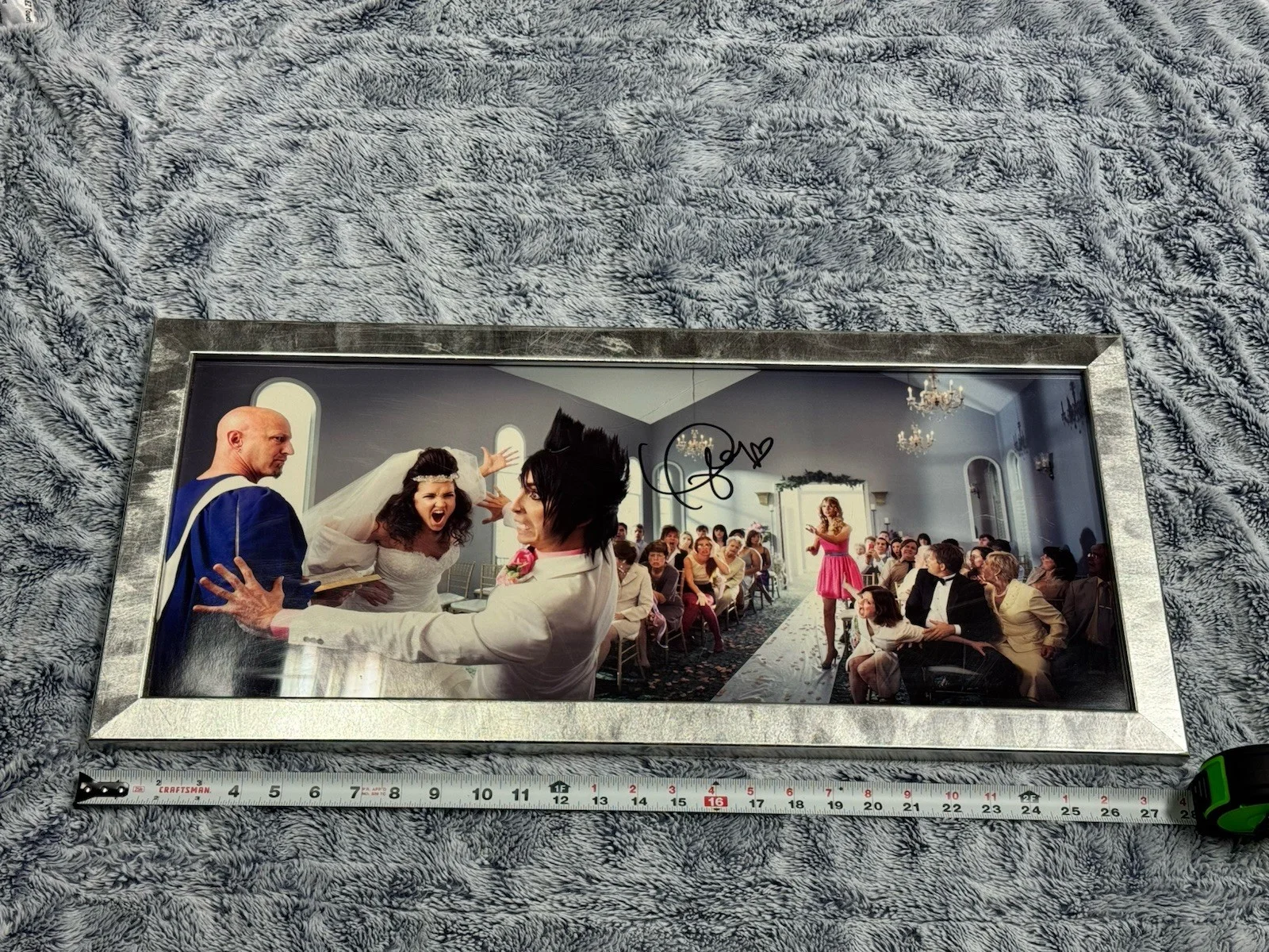 Taylor Swift Signed Lithograph 'Speak Now' Framed 28x13, image 2