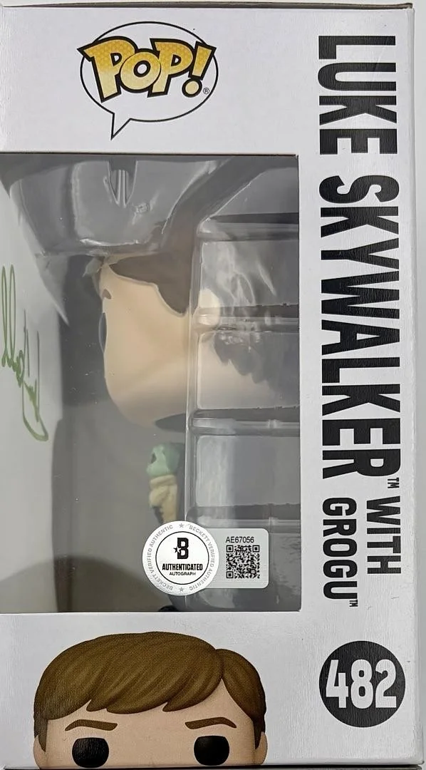 Mark Hamill Signed Funko#482 Luke Skywalker (Star Wars)-Beckett COA/Full Letter, image 5