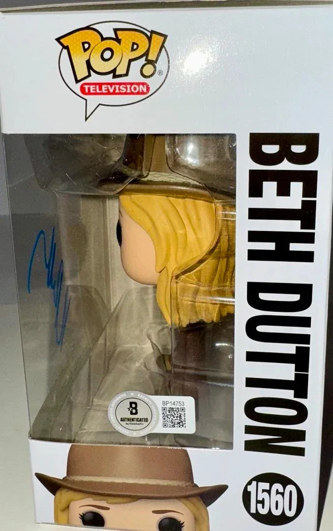 Kelly Reilly Signed Funko Pop #1560 Beth Dutton (Yellowstone) - Beckett COA, image 3