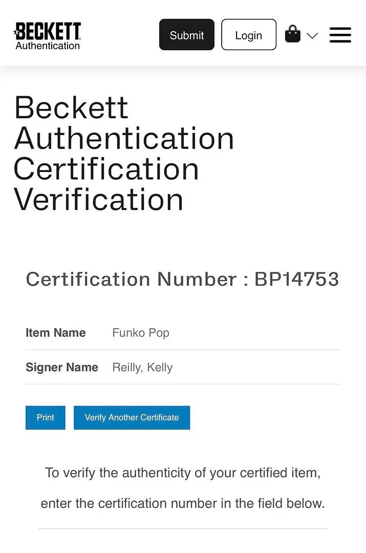 Kelly Reilly Signed Funko Pop #1560 Beth Dutton (Yellowstone) - Beckett COA, image 5
