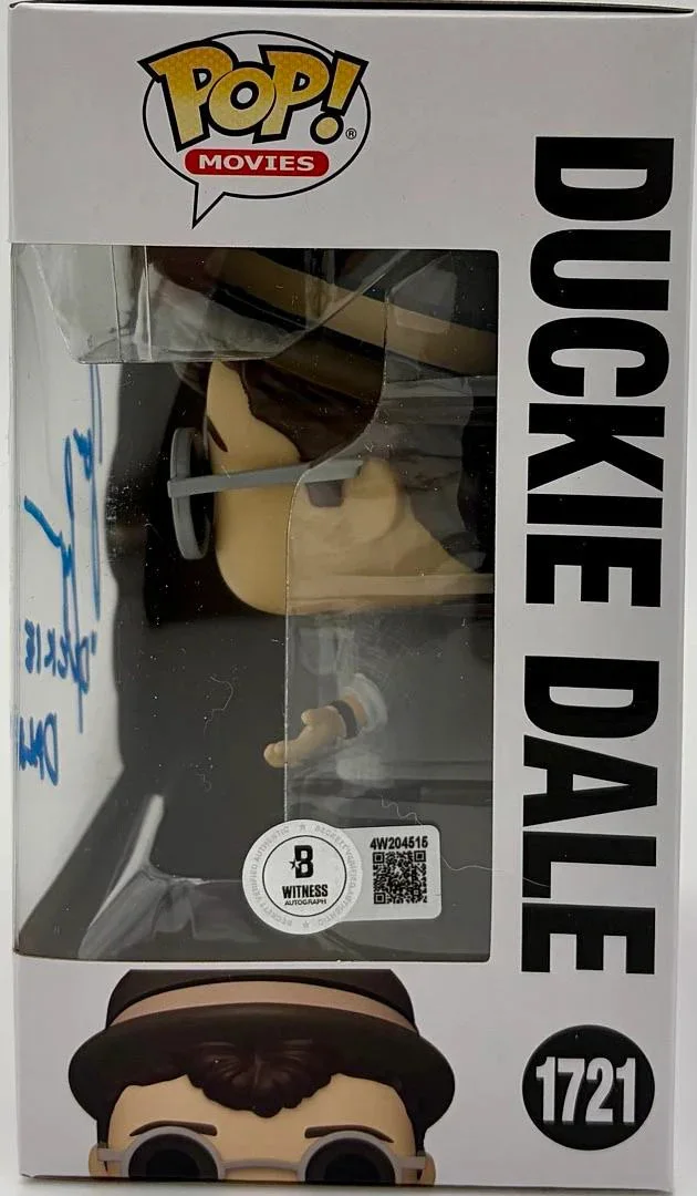 Jon Cryer signed "Duckie Dale" Funko #1721 w/char name (Pretty in Pink)-Beckett, изображение 3