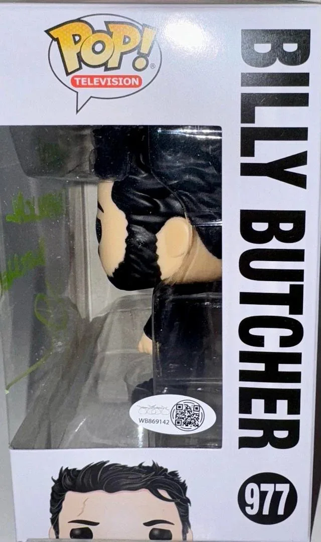 Karl Urban Signed Funko #977 "Billy Butcher" (The Boys) w/quote - JSA COA, изображение 3