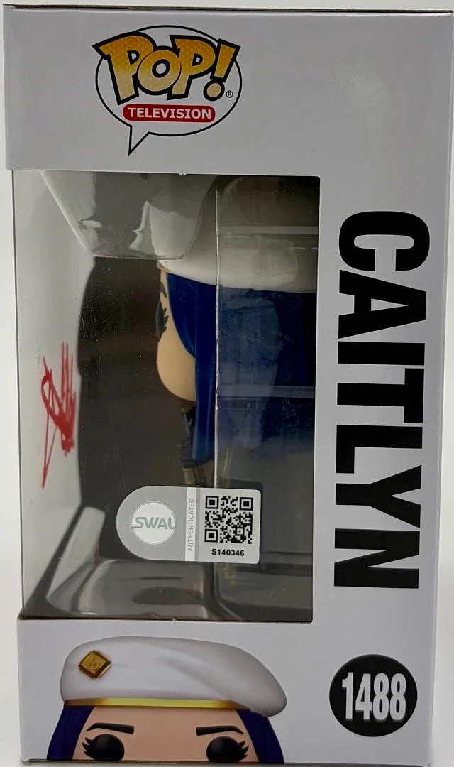 Katie Leung Signed "Caitlyn" Funko Pop #1488 (Arcane) - SWAU COA, image 3