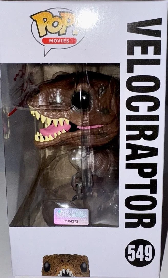 Laura Dern & Sam Neill Signed 25th Ann Funko #549 (Jurassic Park)-Celebrity Auth, image 4