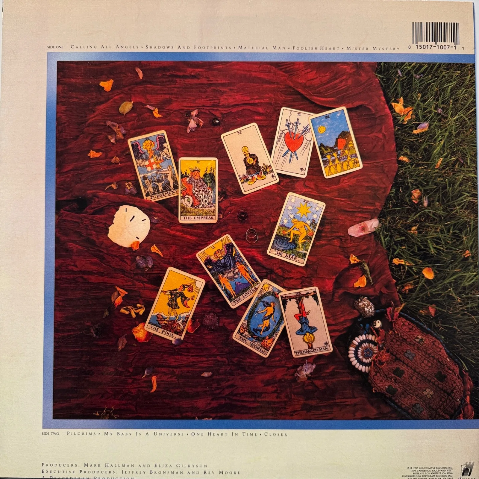 AUTOGRAPHED! ELIZA GILKYSON "Pilgrims" Gold Castle vinyl record 171 007-1 USA NM, изображение 3