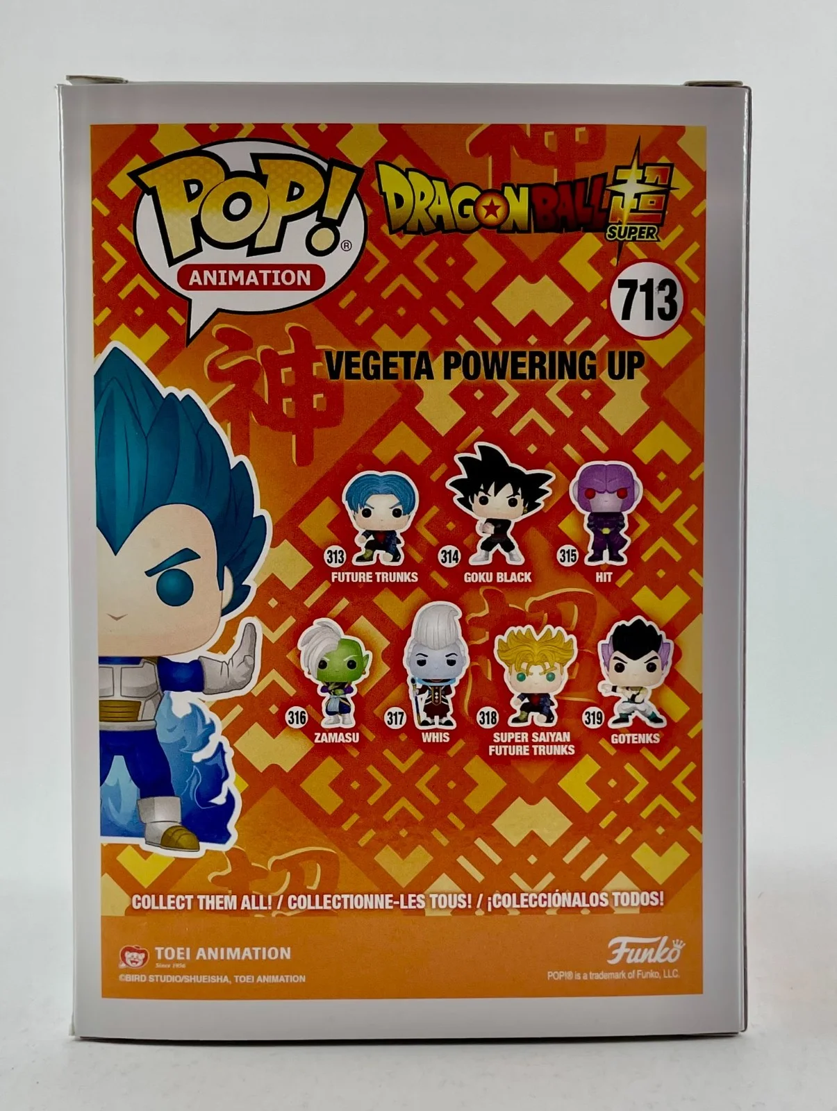 Chris Sabat — Chris Sabat Signed Dragon Ball Super Vegeta Powering Up CCE Funko POP! JSA COA, image 4