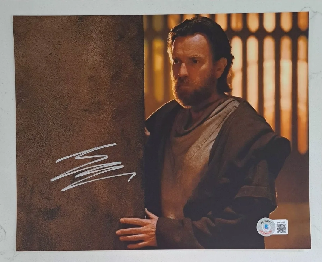 *EWAN McGREGOR as OBI-WAN* Signed Star Wars High-Quality 8x10 Photo Beckett BAS, image 2