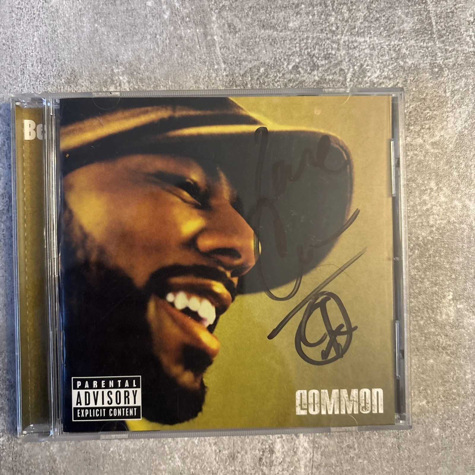 Common : BE signed LP vinyl ( The Roots Mos Def Nas Q-Tip Logic Blu & Exile ), изображение 2