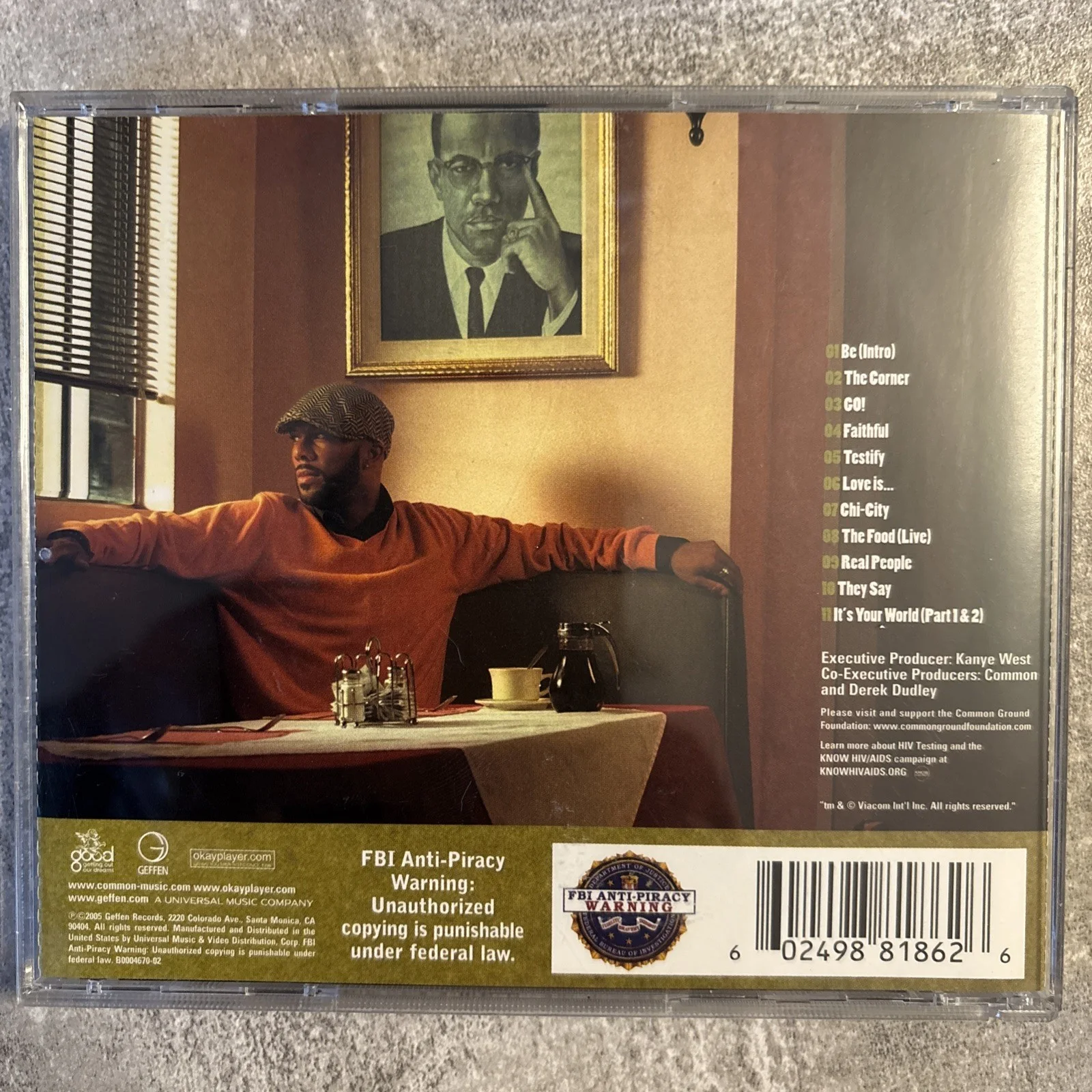 Common : BE signed LP vinyl ( The Roots Mos Def Nas Q-Tip Logic Blu & Exile ), изображение 3