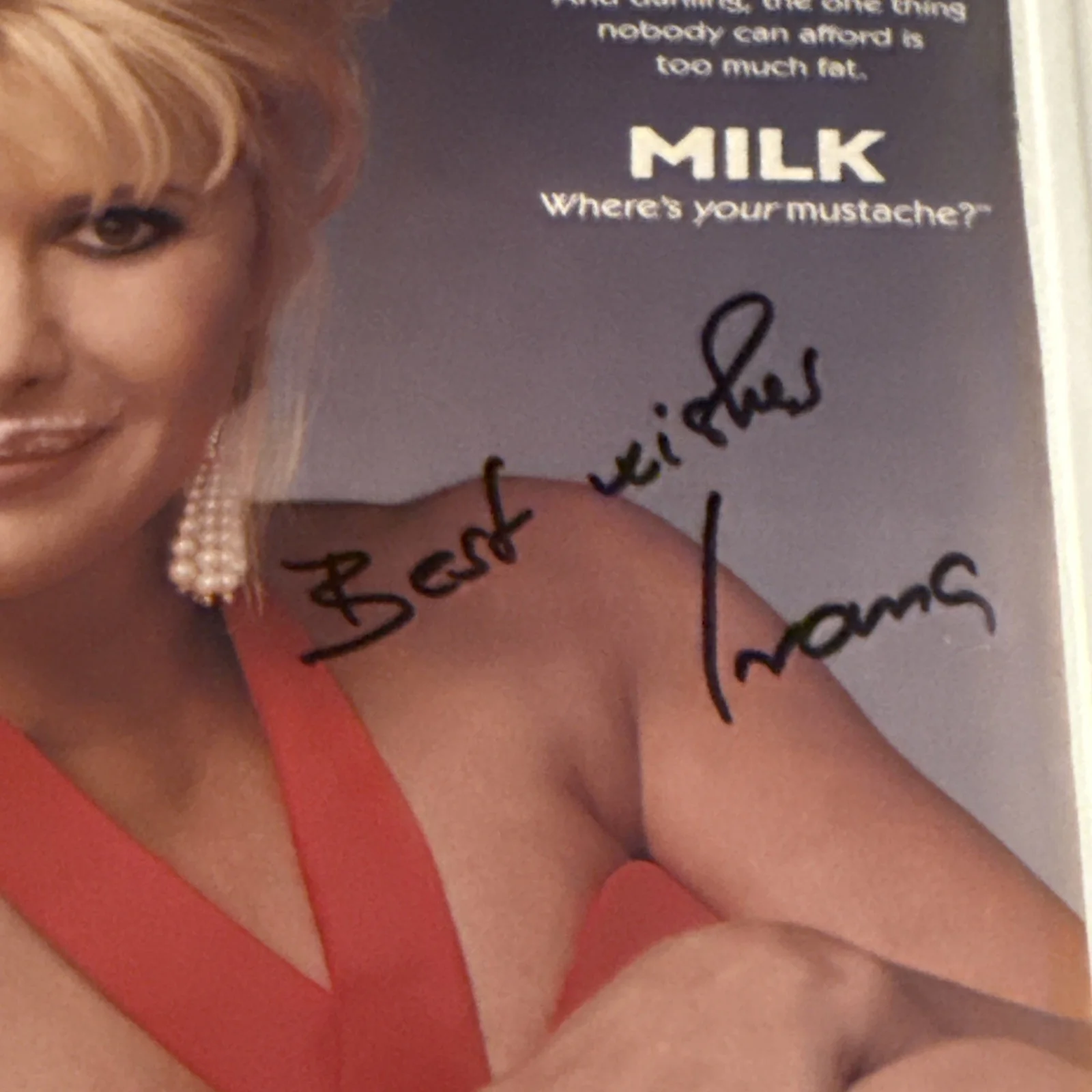 Ivana Trump — Ivana Donald Trump Hand Signed Magazine Promo Photo For Milk Page, изображение 2