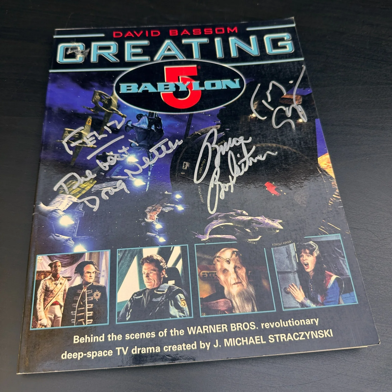 Multiple Cast Members — Creating Babylon 5 Cast Signed Book Boxleitner Doyle Bassom 1997, image 2