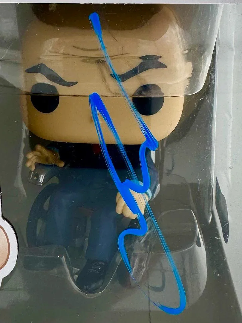 Michael Fassbender Signed Funko Pop #641 "Professor X" - Beckett COA, изображение 2