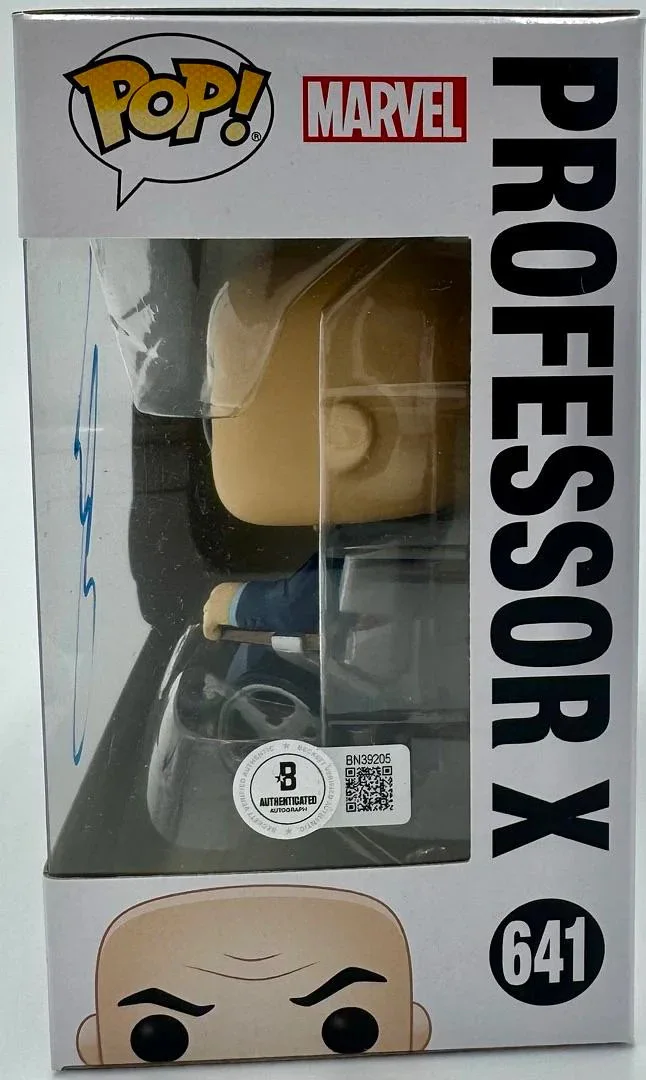 Michael Fassbender Signed Funko Pop #641 "Professor X" - Beckett COA, изображение 3