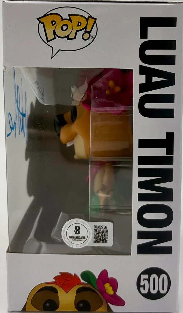 Nathan Lane signed "Luau Timon" Funko #500 - Beckett COA, изображение 3