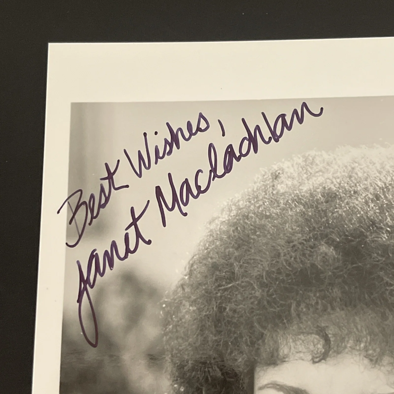 JANET MACLACHLAN Rockford Files, Golden Girls: Signed Celebrity Photo 5 x 7”/KSK, image 2