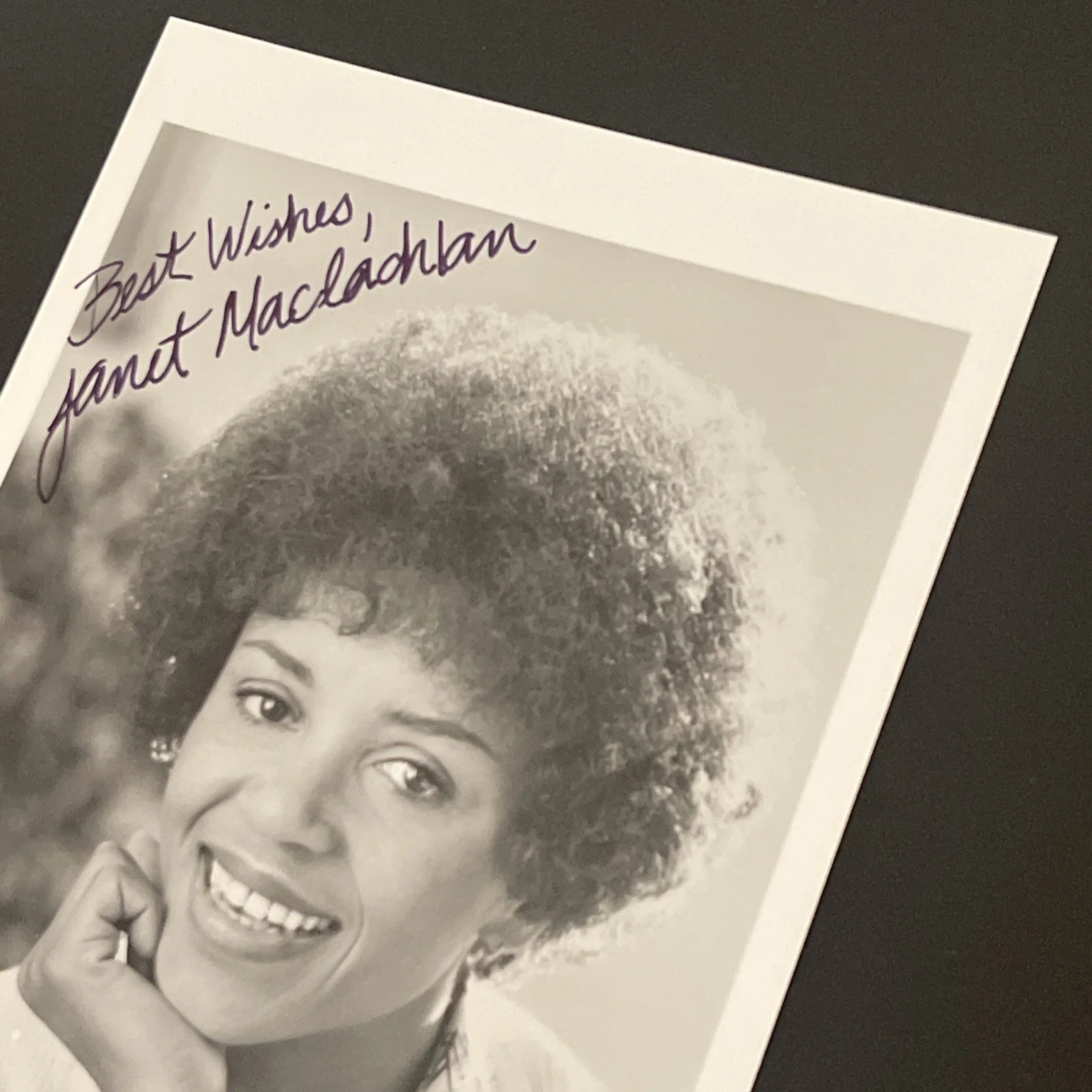 JANET MACLACHLAN Rockford Files, Golden Girls: Signed Celebrity Photo 5 x 7”/KSK, image 3