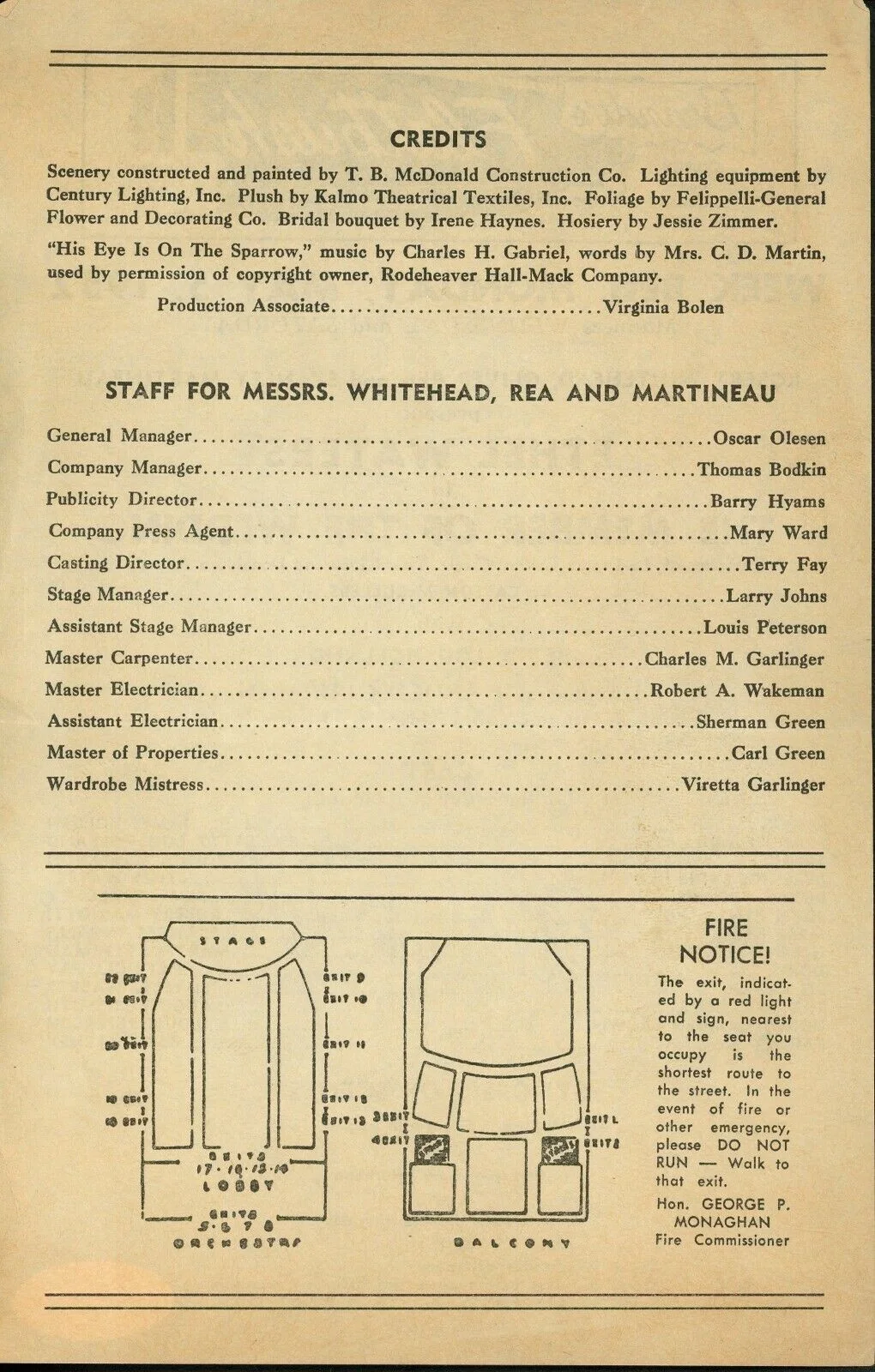 Ethel Waters — Ethel Waters Autographed Vintage Program Page...1952...JSA Authenticated!!, image 2
