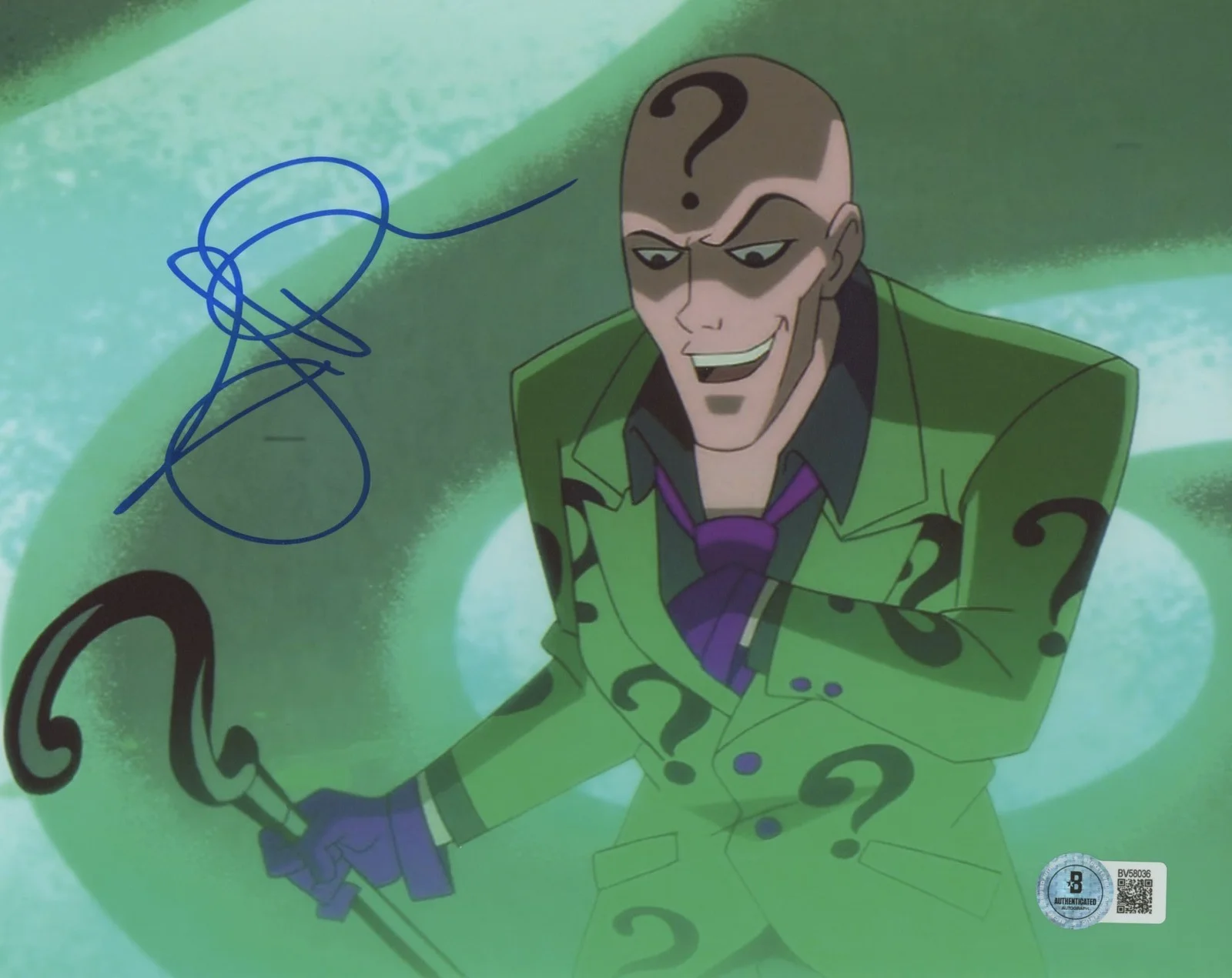 John Glover — John Glover Batman: The Animated Series Authentic Signed 8x10 Photo BAS #BV58036