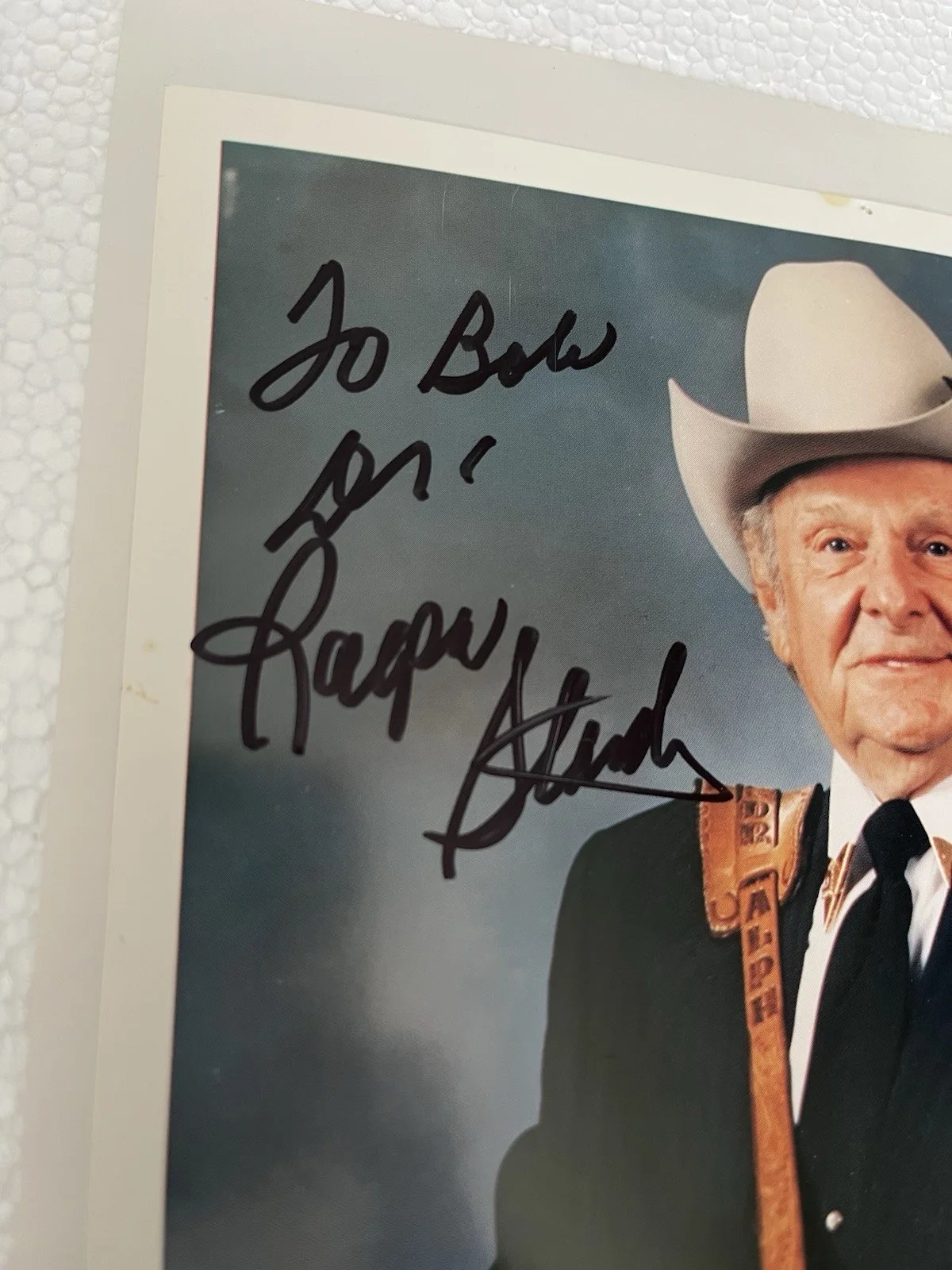 RALPH STANLEY THE STANLEY BROTHERS BLUEGRASS ICON RARE SIGNED PHOTO unverified, image 2