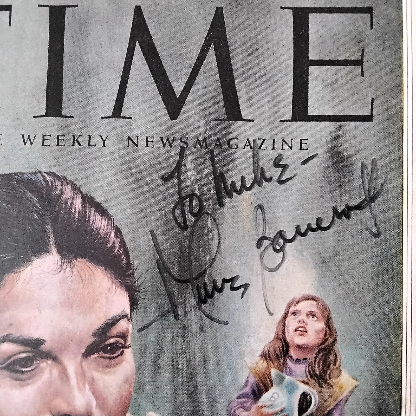 Anne Brancroft SIGNED 1959 Mag Cover Movie Actress Mircle Worker The Gradute, изображение 2