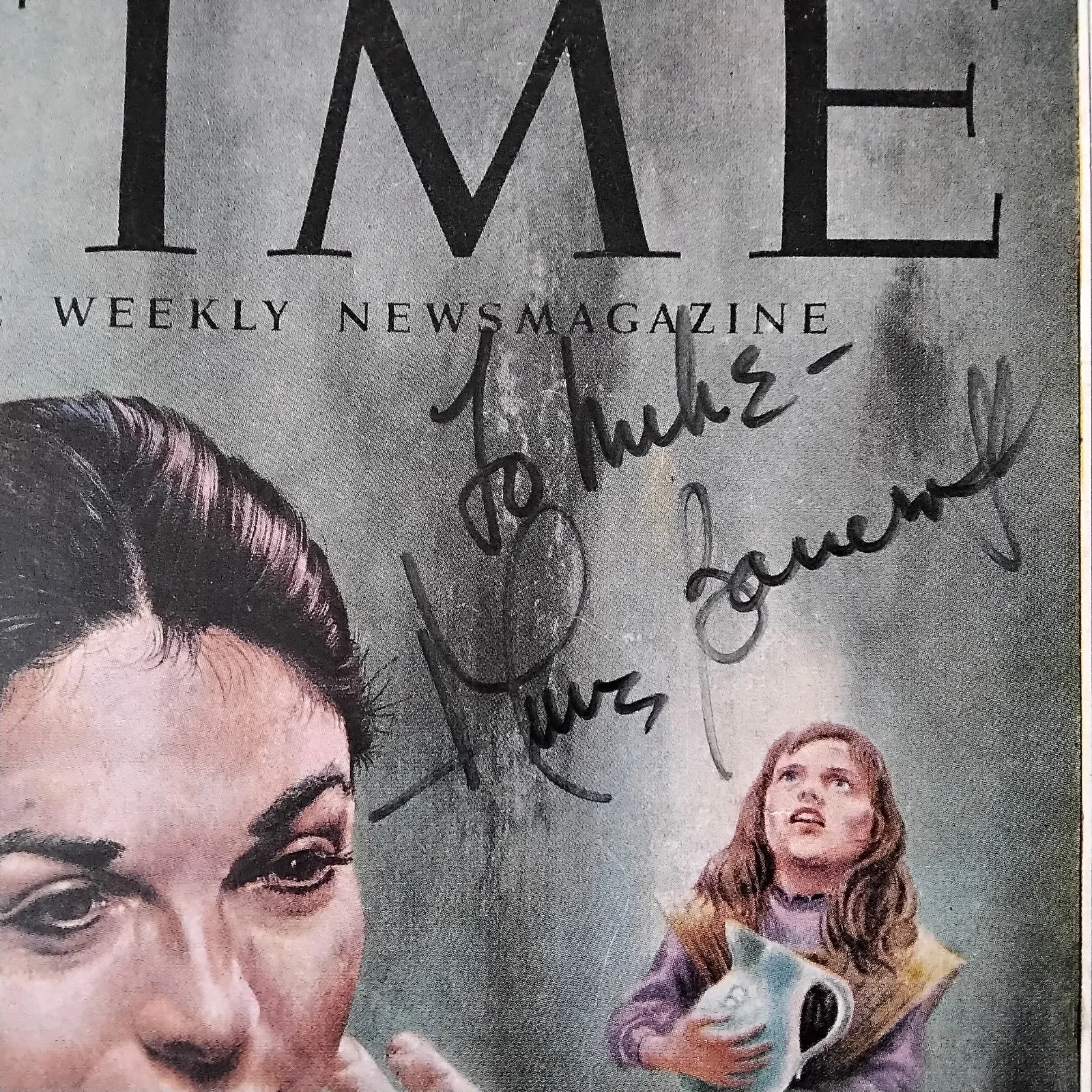 Anne Brancroft SIGNED 1959 Mag Cover Movie Actress Mircle Worker The Gradute, изображение 5