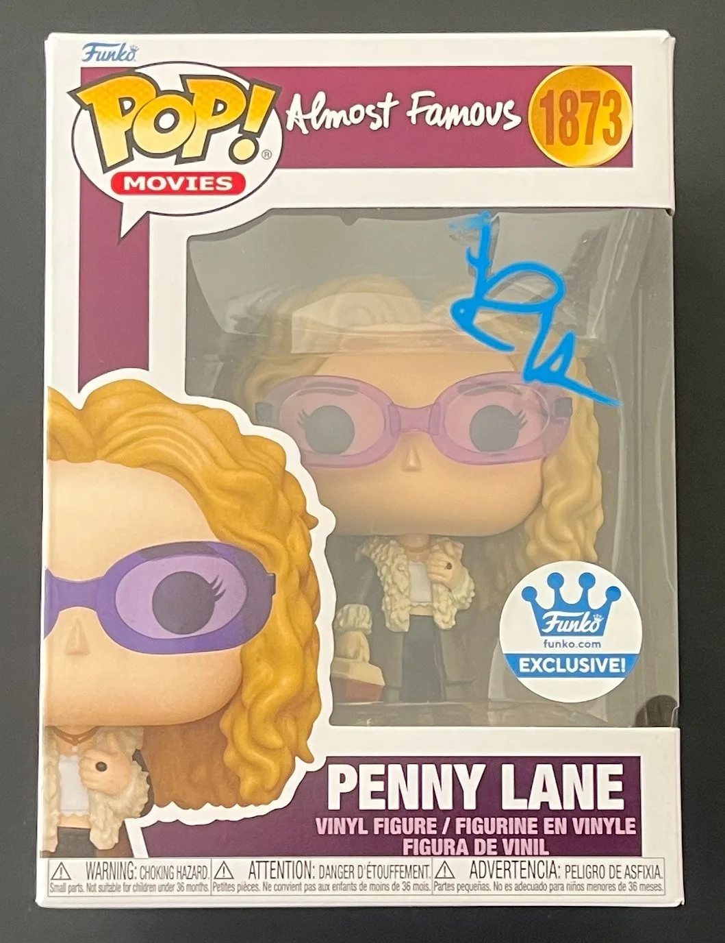 KATE HUDSON SIGNED ALMOST FAMOUS PENNY LANE FUNKO wEXACT VIDEO PROOF BECKETT COA, изображение 3