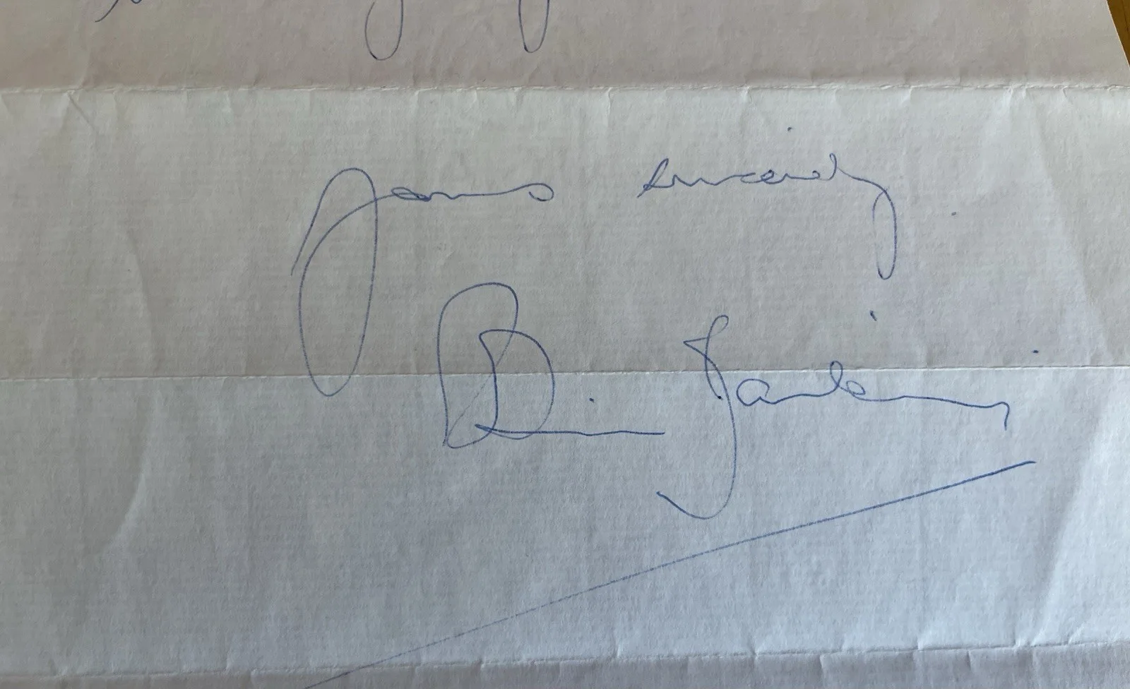 Robin Bailey — "Rumpole" English Actor Robin Bailey Autograph Letter, image 4