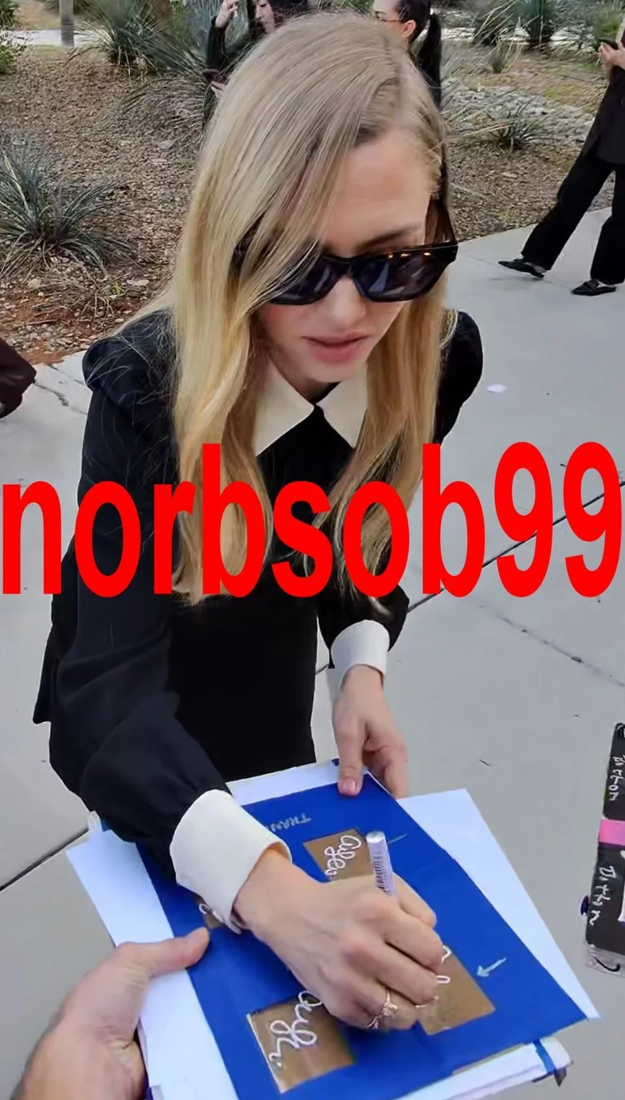 AMANDA SEYFRIED SIGNED MEAN GIRLS KAREN FUNKO w/EXACT VIDEO PROOF & BECKETT COA, изображение 4