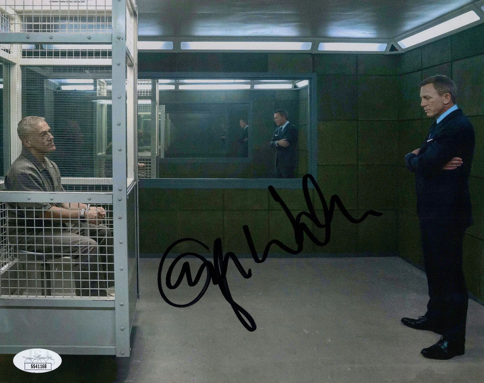 CHRISTOPH WALTZ — Christoph Waltz signed "NO TIME TO DIE" 8x10 Photo d EXACT PROOF Full Sig JSA, изображение 5