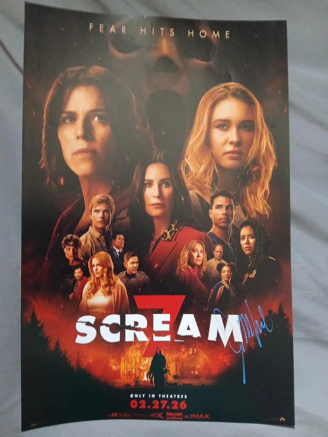 joel mchale — Joel McHale Hand Signed SCREAM 7 11X17 PHOTO 📸