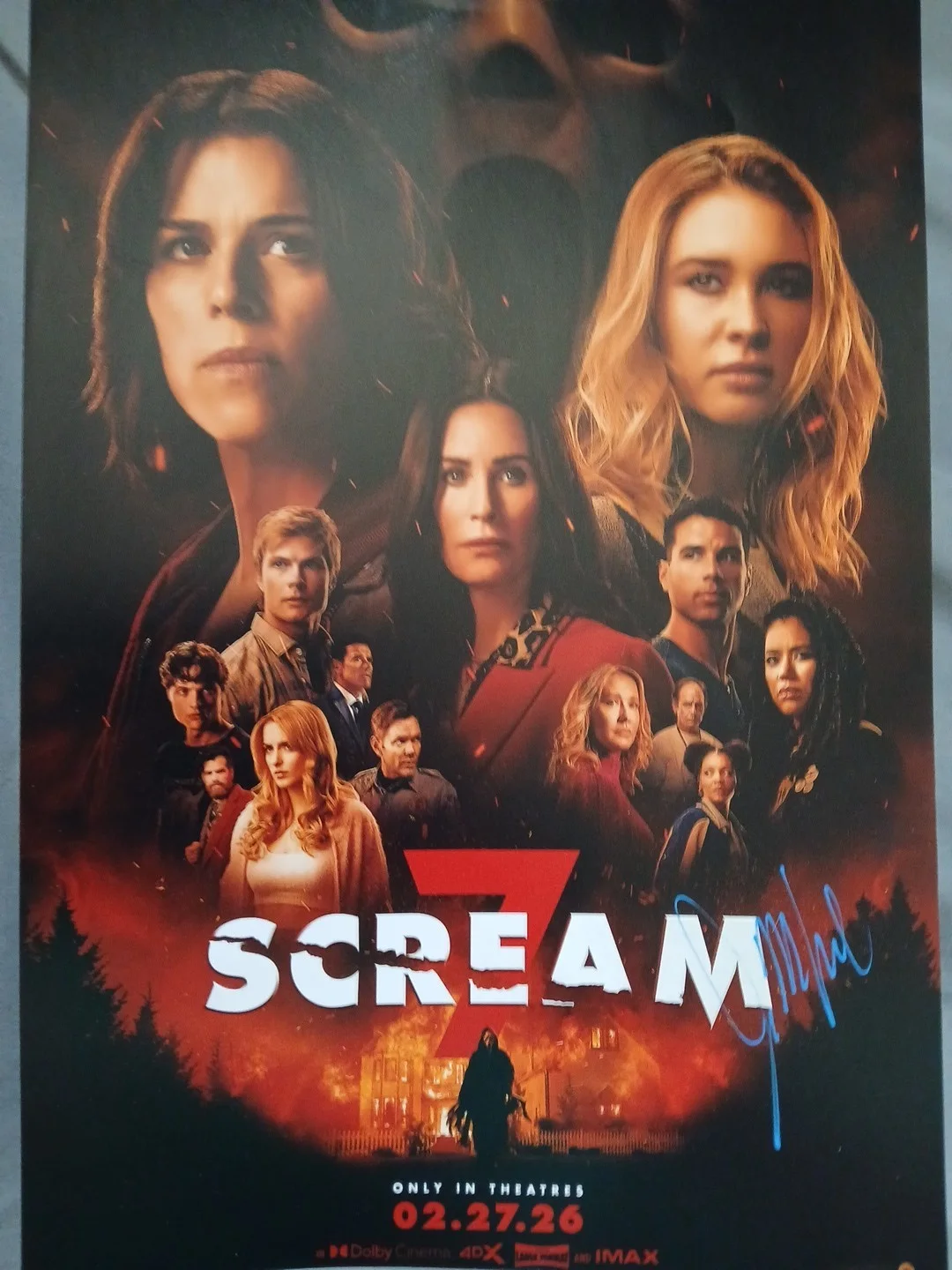 joel mchale — Joel McHale Hand Signed SCREAM 7 11X17 PHOTO 📸, image 2
