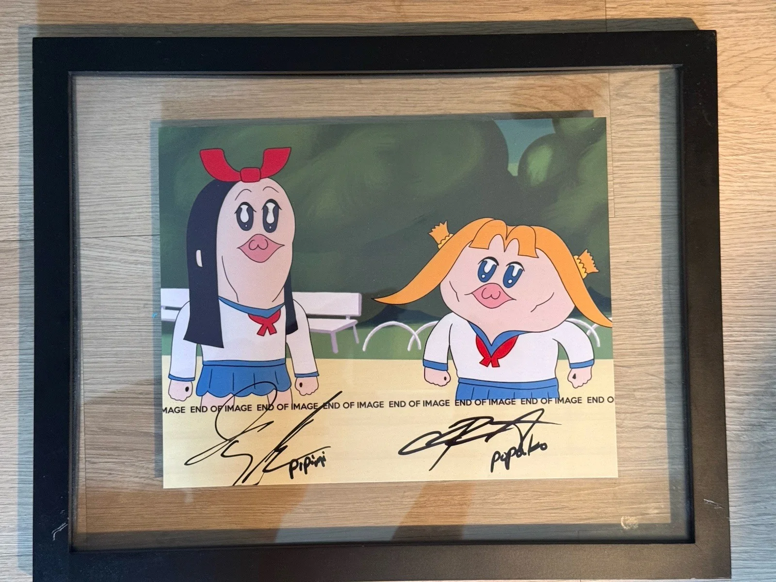Chris Sabat, Ian Sinclair — Pop Team Epic - Popuko & Pipimi Signed Print - Chris Sabat & Ian Sinclair, изображение 2