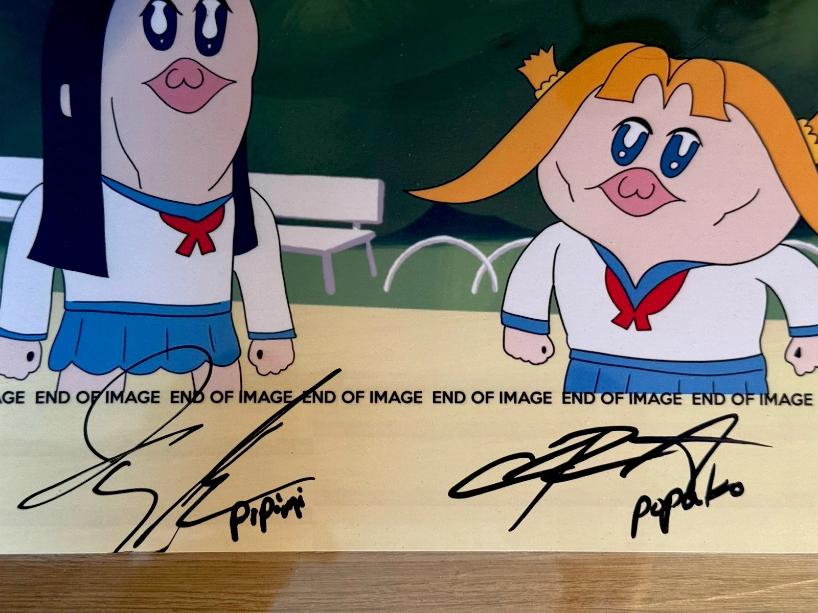 Chris Sabat, Ian Sinclair — Pop Team Epic - Popuko & Pipimi Signed Print - Chris Sabat & Ian Sinclair, изображение 3