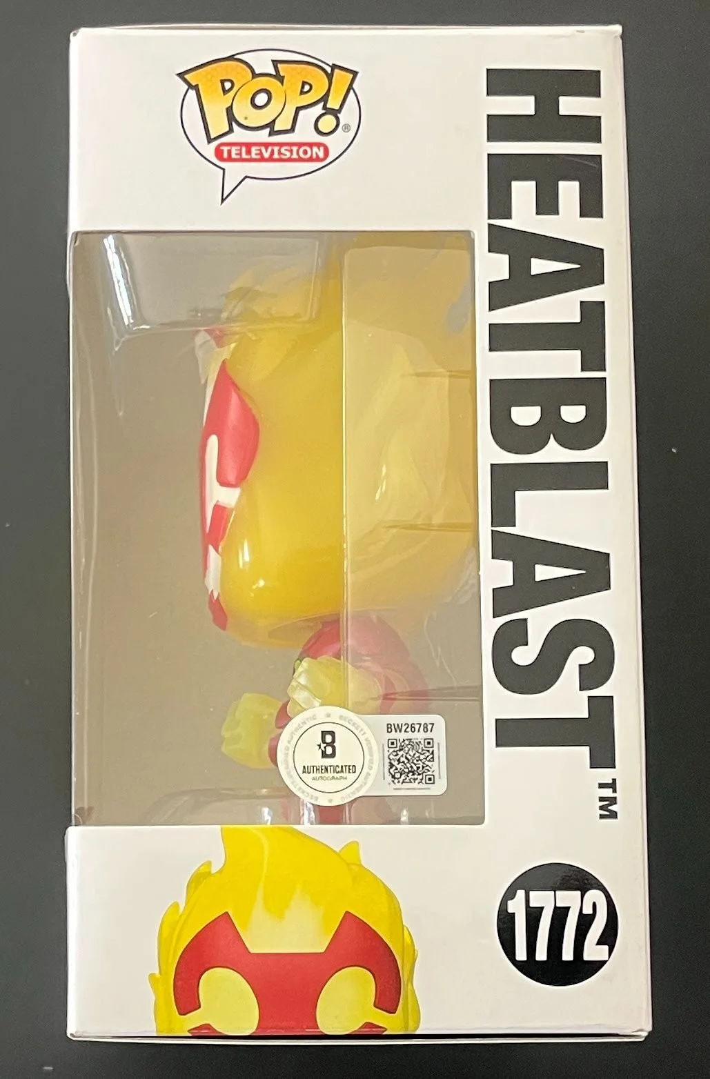 DARYL SABARA SIGNED BEN 10 HEATBLAST 1772 FUNKO POP w/EXACT PROOF & BECKETT COA, изображение 4