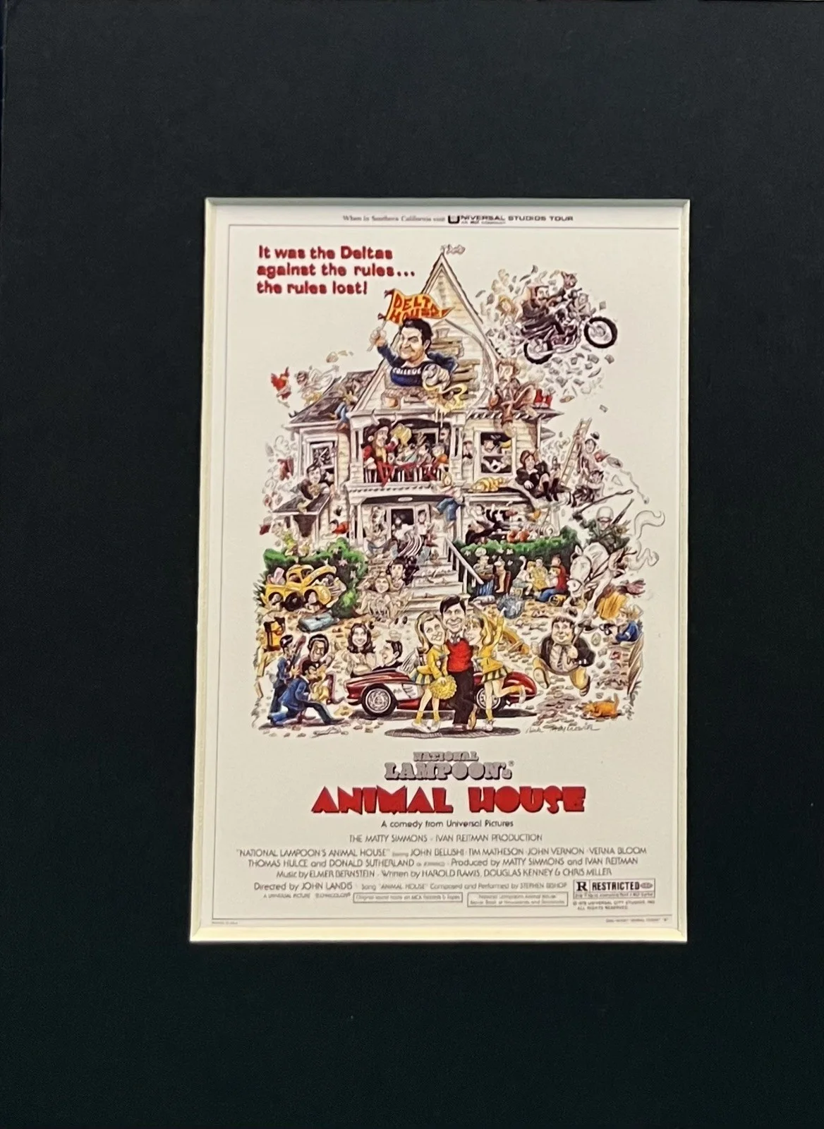 NATIONAL LAMPOON’S ANIMAL HOUSE . 35mm Film Cell Mounted Display, image 3