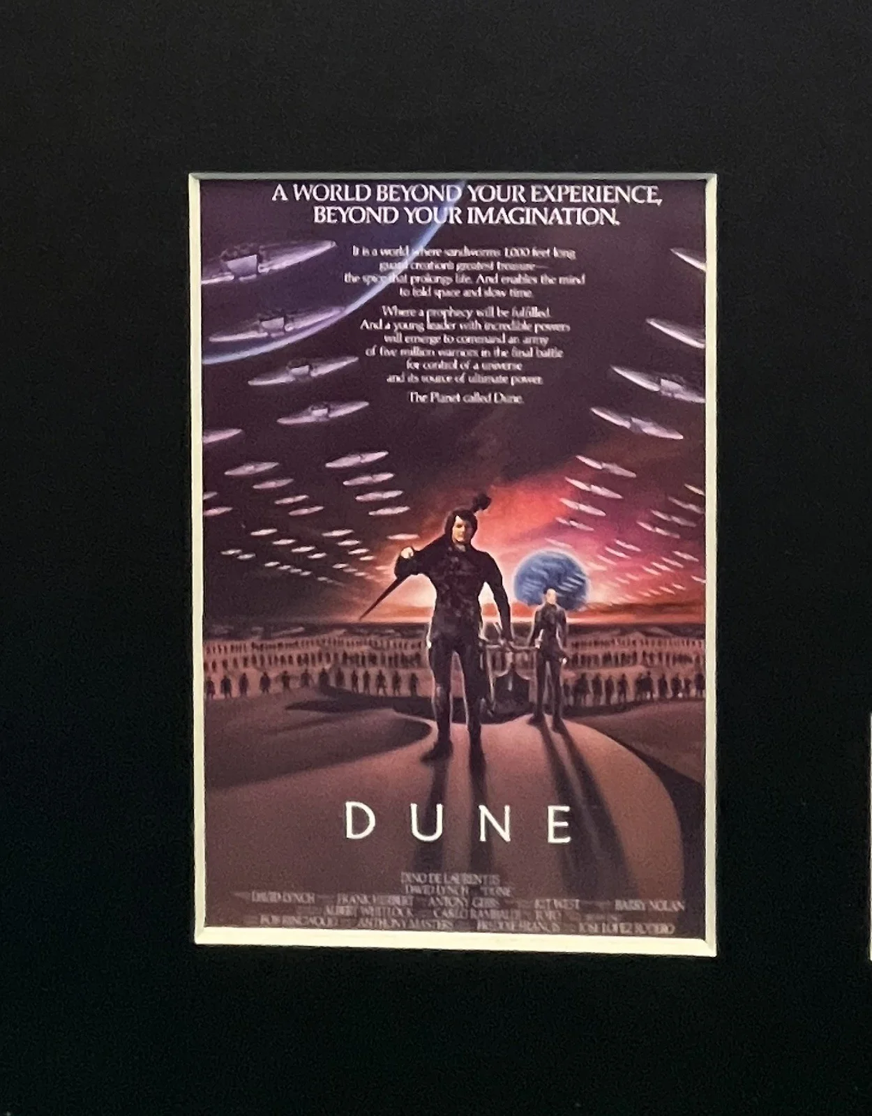 DUNE. 35mm Film Cell Mounted Display, image 2