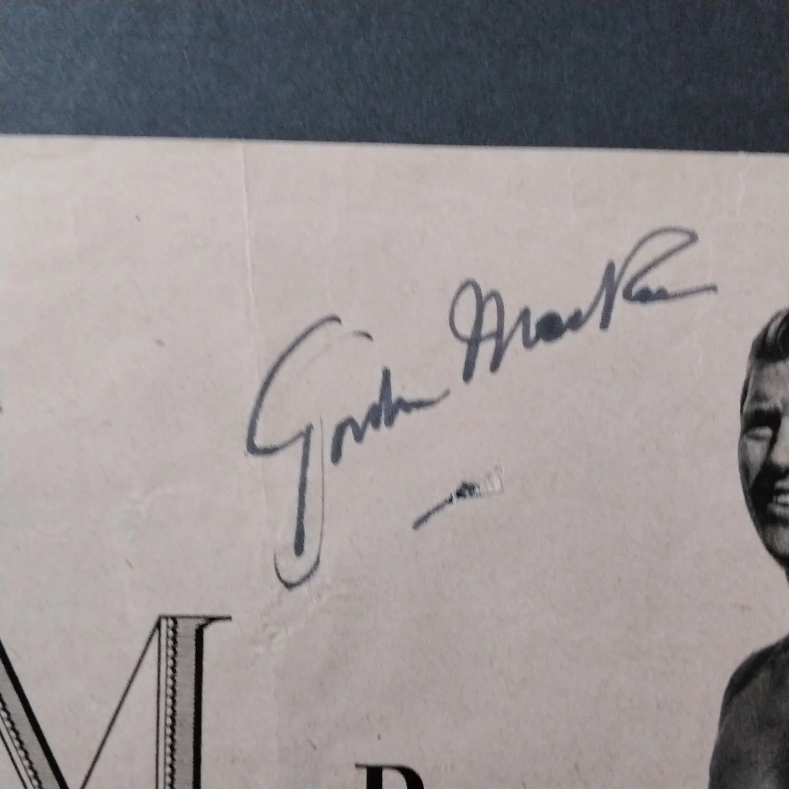 Gordon MacRae SIGNED Mag Page Film Actor Carousel Oklahoma! Tea for Two Musicals, изображение 3