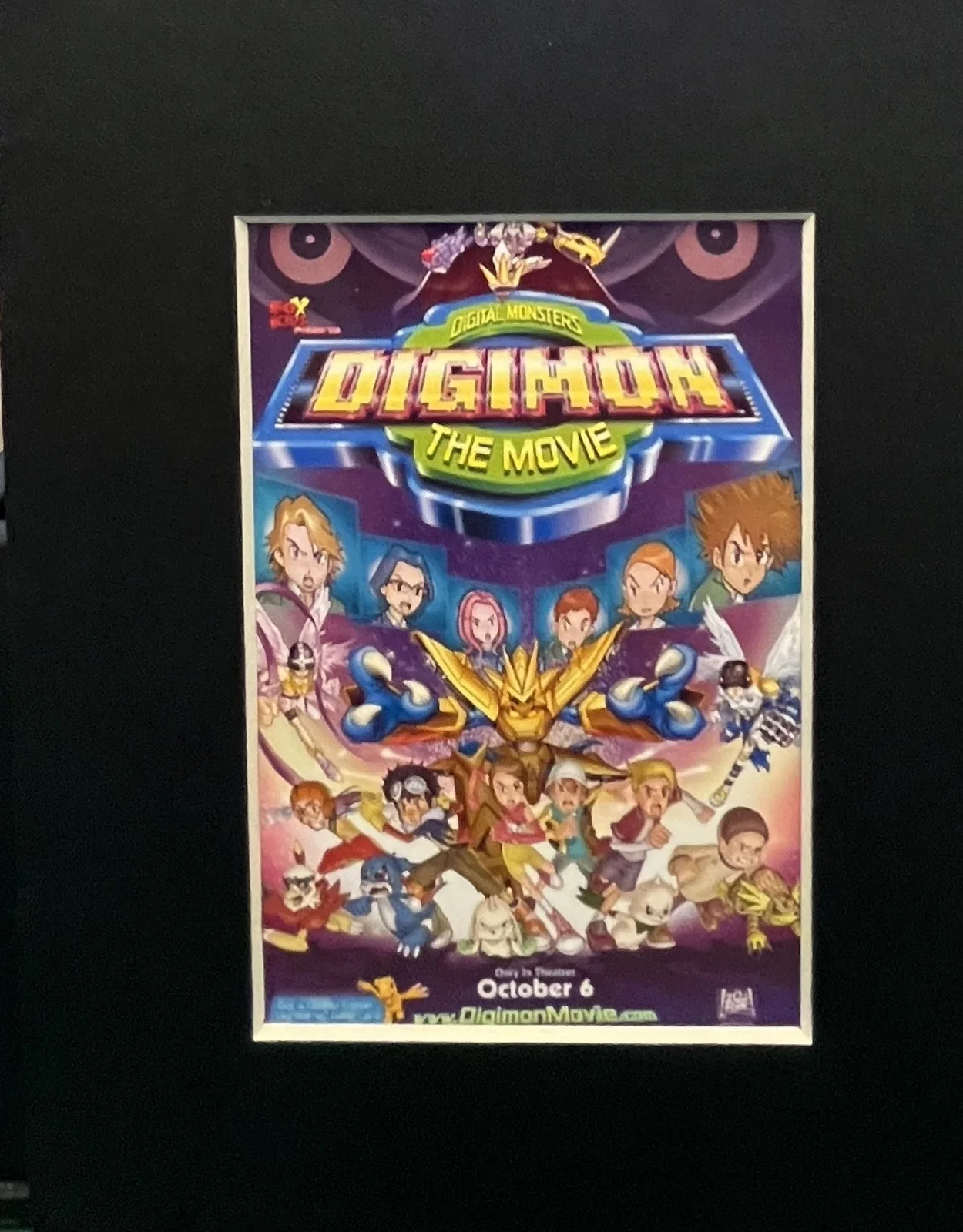 DIGIMON THE MOVIE . 35mm Film Cell Mounted Display, изображение 3