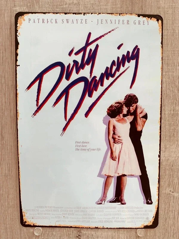 Dirty Dancing Metal Sign 20 x 30cm Movie Poster Design Man Cave Bar Tin Sign, изображение 2