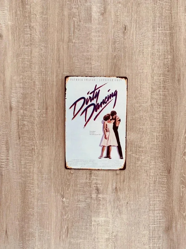 Dirty Dancing Metal Sign 20 x 30cm Movie Poster Design Man Cave Bar Tin Sign, изображение 4