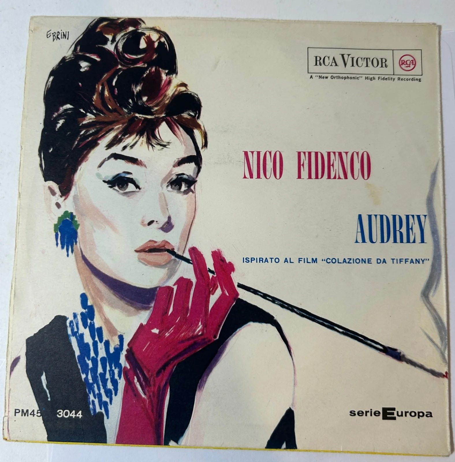Breakfast At Tiffanys Audrey Heburn related 2 items - 1961 45rpm & 1962 flyer, image 4