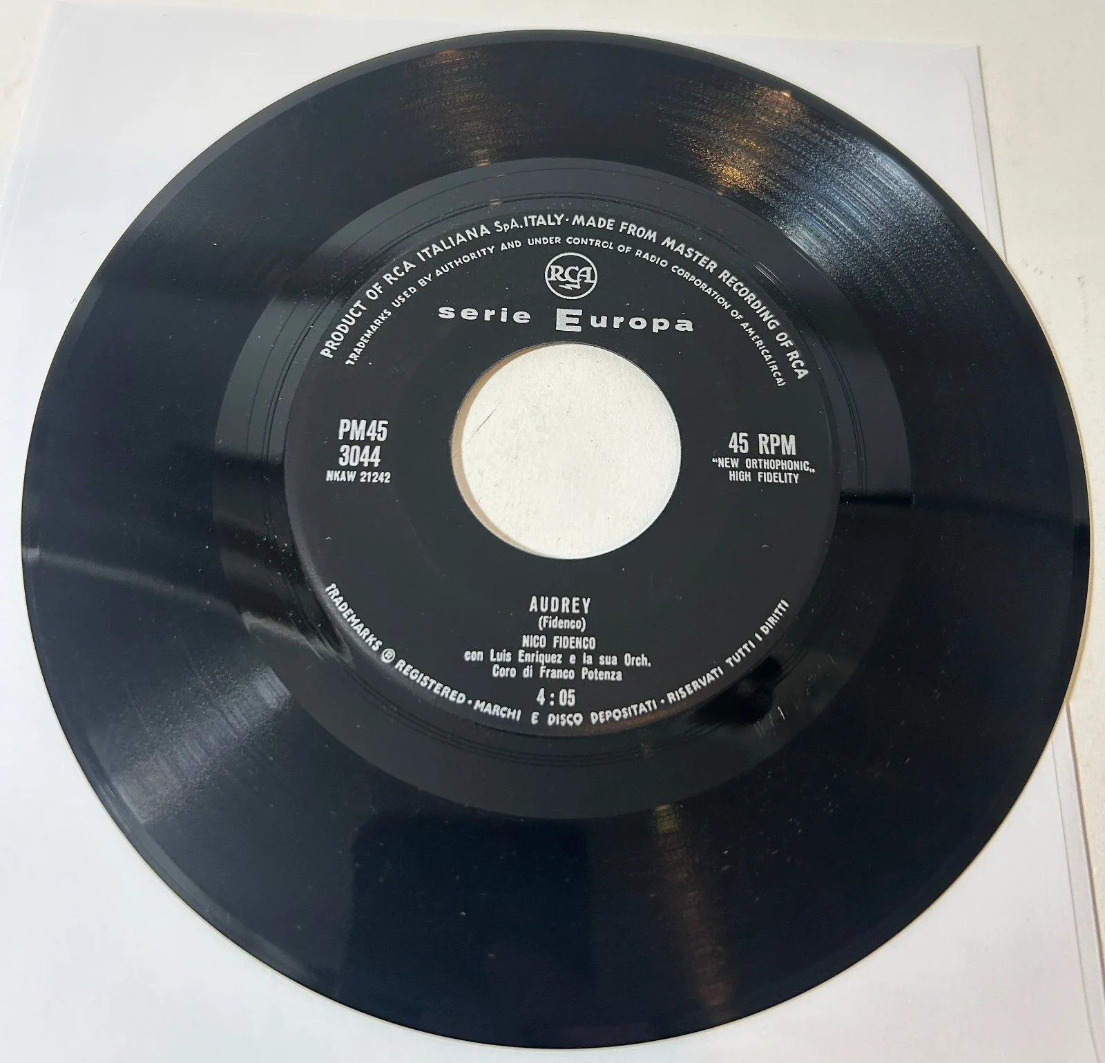 Breakfast At Tiffanys Audrey Heburn related 2 items - 1961 45rpm & 1962 flyer, image 5
